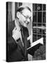 T.S. Eliot, Smiling in Reminiscence, Nov. 10, 1959-null-Stretched Canvas