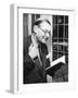 T.S. Eliot, Smiling in Reminiscence, Nov. 10, 1959-null-Framed Photo