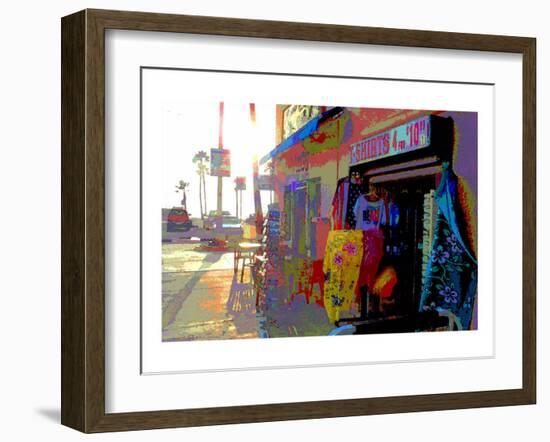 T-Shirts, Venice Beach, California-Steve Ash-Framed Giclee Print