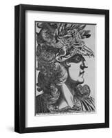 T. T. Claudius Caesar, Emperor of Rome-Antonius-Framed Photographic Print