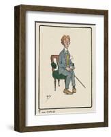 'T the Timid', 1903-John Hassall-Framed Giclee Print