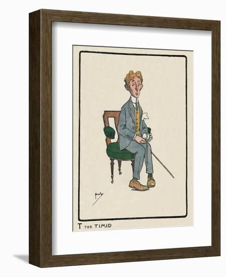 'T the Timid', 1903-John Hassall-Framed Giclee Print