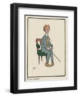'T the Timid', 1903-John Hassall-Framed Giclee Print