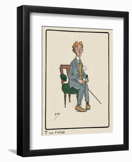 'T the Timid', 1903-John Hassall-Framed Giclee Print