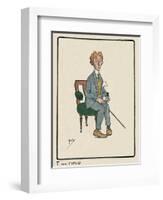 'T the Timid', 1903-John Hassall-Framed Giclee Print