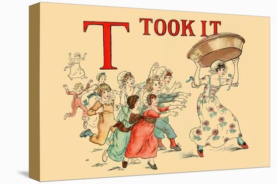 T - Took It-Kate Greenaway-Stretched Canvas