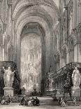 Interior of the Church of St Bartholomew-The-Less, City of London, 1839-T Turnbull-Giclee Print
