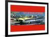 T.V. Space Patrol Car-null-Framed Premium Giclee Print