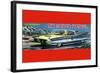 T.V. Space Patrol Car-null-Framed Art Print