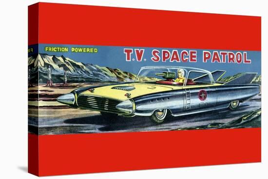 T.V. Space Patrol Car-null-Stretched Canvas