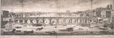 View of Westminster Bridge, London, 1751-T Willson-Giclee Print