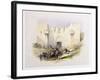 T1212 Gate of Damascus, Jerusalem, April 14th 1839, Plate 3 from Volume I of 'The Holy Land',…-David Roberts-Framed Giclee Print