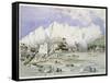 T611 the Town of Keerung, May 1855-Dr. Henry Ambrose Oldfield-Framed Stretched Canvas