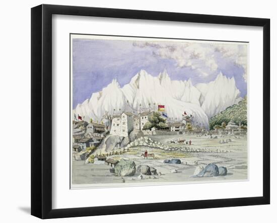 T611 the Town of Keerung, May 1855-Dr. Henry Ambrose Oldfield-Framed Giclee Print