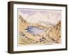 T612 Soldiers Invading Tibet from Nepal, Entrance to the Keerung Pass. the Plain Is Part of the…-Dr. Henry Ambrose Oldfield-Framed Giclee Print