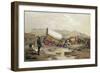 T662 Klaass Smit's River, with a Broken Down Wagon, Crossing the Drift, South Africa, 1852-Thomas Baines-Framed Giclee Print