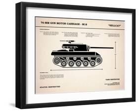 T70 76mm Gun Motor Carriage-Mark Rogan-Framed Art Print