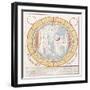 T706 World Map, from the Vicomte De Santarem's "Atlas of Mappaemundi and Portolans", 1842-53-null-Framed Giclee Print