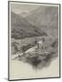 Ta-Chien-Lu, a Mountain Village, Altitude 8400 Feet-Charles Auguste Loye-Mounted Giclee Print