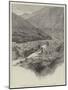 Ta-Chien-Lu, a Mountain Village, Altitude 8400 Feet-Charles Auguste Loye-Mounted Giclee Print