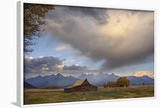 Ta Moulton Barn, Mormon Row, Grand Tetons National Park, Wyoming, United States of America-Gary Cook-Framed Photographic Print