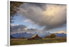 Ta Moulton Barn, Mormon Row, Grand Tetons National Park, Wyoming, United States of America-Gary Cook-Framed Photographic Print