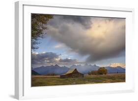 Ta Moulton Barn, Mormon Row, Grand Tetons National Park, Wyoming, United States of America-Gary Cook-Framed Photographic Print