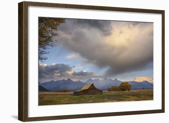 Ta Moulton Barn, Mormon Row, Grand Tetons National Park, Wyoming, United States of America-Gary Cook-Framed Photographic Print