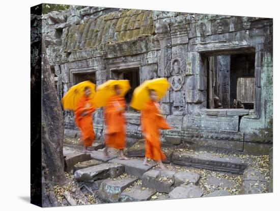 Ta Phrohm Temple, Angkor Wat, Siem Reap, Cambodia-Gavin Hellier-Stretched Canvas