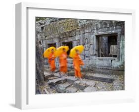 Ta Phrohm Temple, Angkor Wat, Siem Reap, Cambodia-Gavin Hellier-Framed Photographic Print