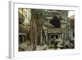 Ta Prohm Pagoda at Angkor Wat, Cambodia-Paul Souders-Framed Photographic Print