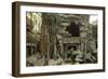 Ta Prohm Pagoda at Angkor Wat, Cambodia-Paul Souders-Framed Photographic Print