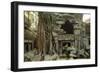 Ta Prohm Pagoda at Angkor Wat, Cambodia-Paul Souders-Framed Photographic Print