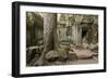 Ta Prohm Pagoda at Angkor Wat, Siem Reap, Cambodia-Paul Souders-Framed Photographic Print