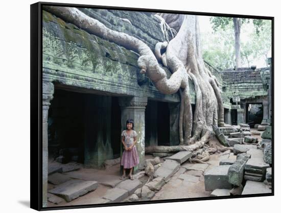 Ta Prohm Temple, Angkor, Cambodia-Angelo Cavalli-Framed Stretched Canvas