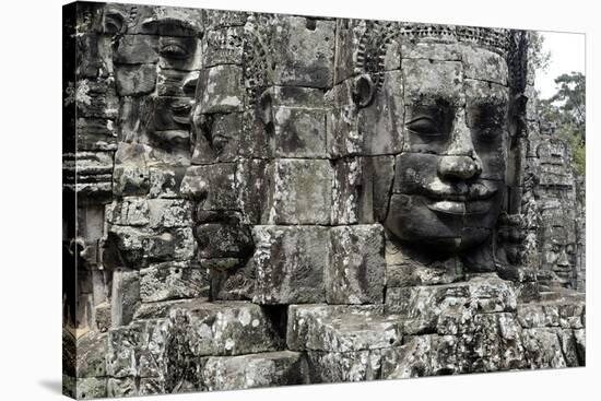 Ta Prohm Temple Dating from the Mid 12th to Early 13th Centuries-Jean-Pierre De Mann-Stretched Canvas