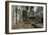 Ta Prohm Temple Dating from the Mid 12th to Early 13th Centuries-Jean-Pierre De Mann-Framed Photographic Print