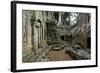 Ta Prohm Temple Dating from the Mid 12th to Early 13th Centuries-Jean-Pierre De Mann-Framed Photographic Print