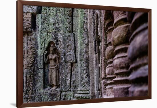 Ta Som Temple, Built in 12th Century by King Jayavarman Vii, Angkor-Nathalie Cuvelier-Framed Photographic Print