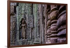 Ta Som Temple, Built in 12th Century by King Jayavarman Vii, Angkor-Nathalie Cuvelier-Framed Photographic Print