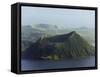 Taal Volcano, Lake Taal, Talisay, Luzon, Philippines, Southeast Asia-Kober Christian-Framed Stretched Canvas