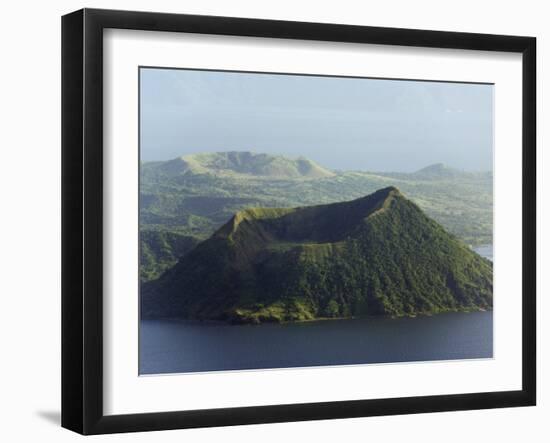 Taal Volcano, Lake Taal, Talisay, Luzon, Philippines, Southeast Asia-Kober Christian-Framed Photographic Print