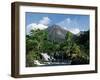 Tabacon Hot Springs and Volcan Arenal-Kevin Schafer-Framed Premium Photographic Print