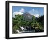 Tabacon Hot Springs and Volcan Arenal-Kevin Schafer-Framed Premium Photographic Print