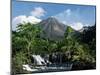 Tabacon Hot Springs and Volcan Arenal-Kevin Schafer-Mounted Premium Photographic Print