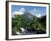 Tabacon Hot Springs and Volcan Arenal-Kevin Schafer-Framed Photographic Print