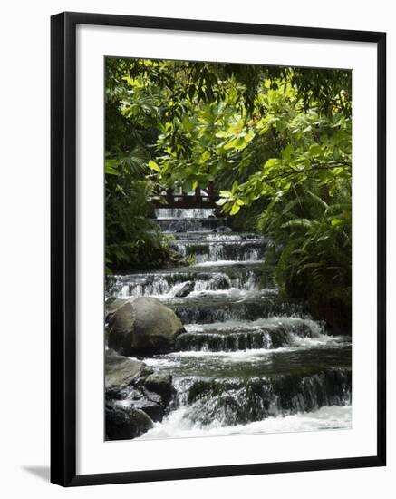 Tabacon Hot Springs, Volcanic Hot Springs Fed from the Arenal Volcano, Arenal, Costa Rica-Robert Harding-Framed Photographic Print