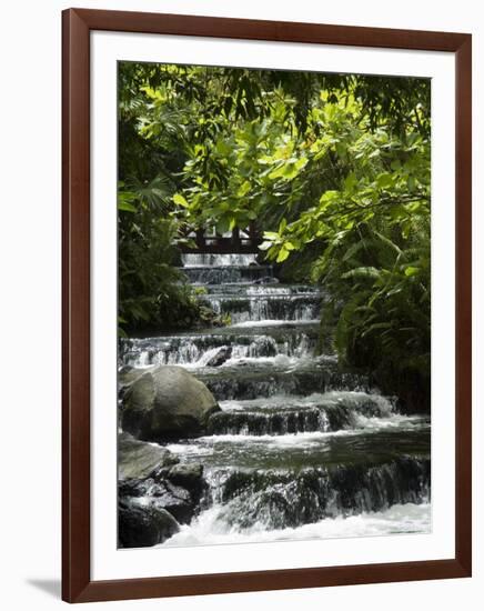 Tabacon Hot Springs, Volcanic Hot Springs Fed from the Arenal Volcano, Arenal, Costa Rica-Robert Harding-Framed Photographic Print