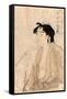 Tabako O Suu Onna-Kitagawa Utamaro-Framed Stretched Canvas