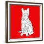 Tabby Cat-Anna Nyberg-Framed Giclee Print